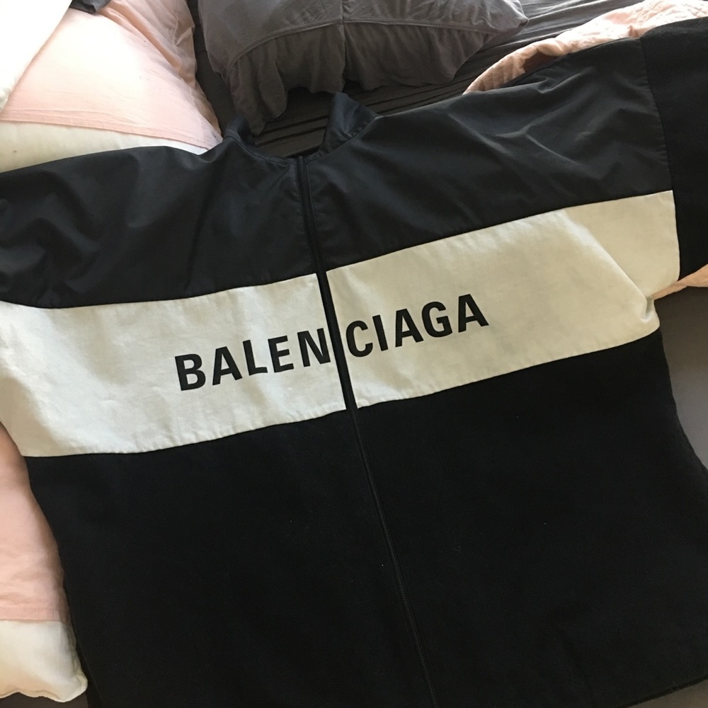 Balenciaga denim windbreaker